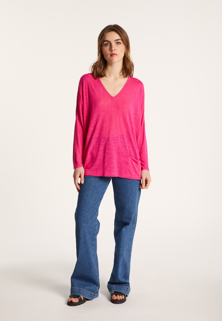 Long Sleeve V-neck T-shirt - Balou