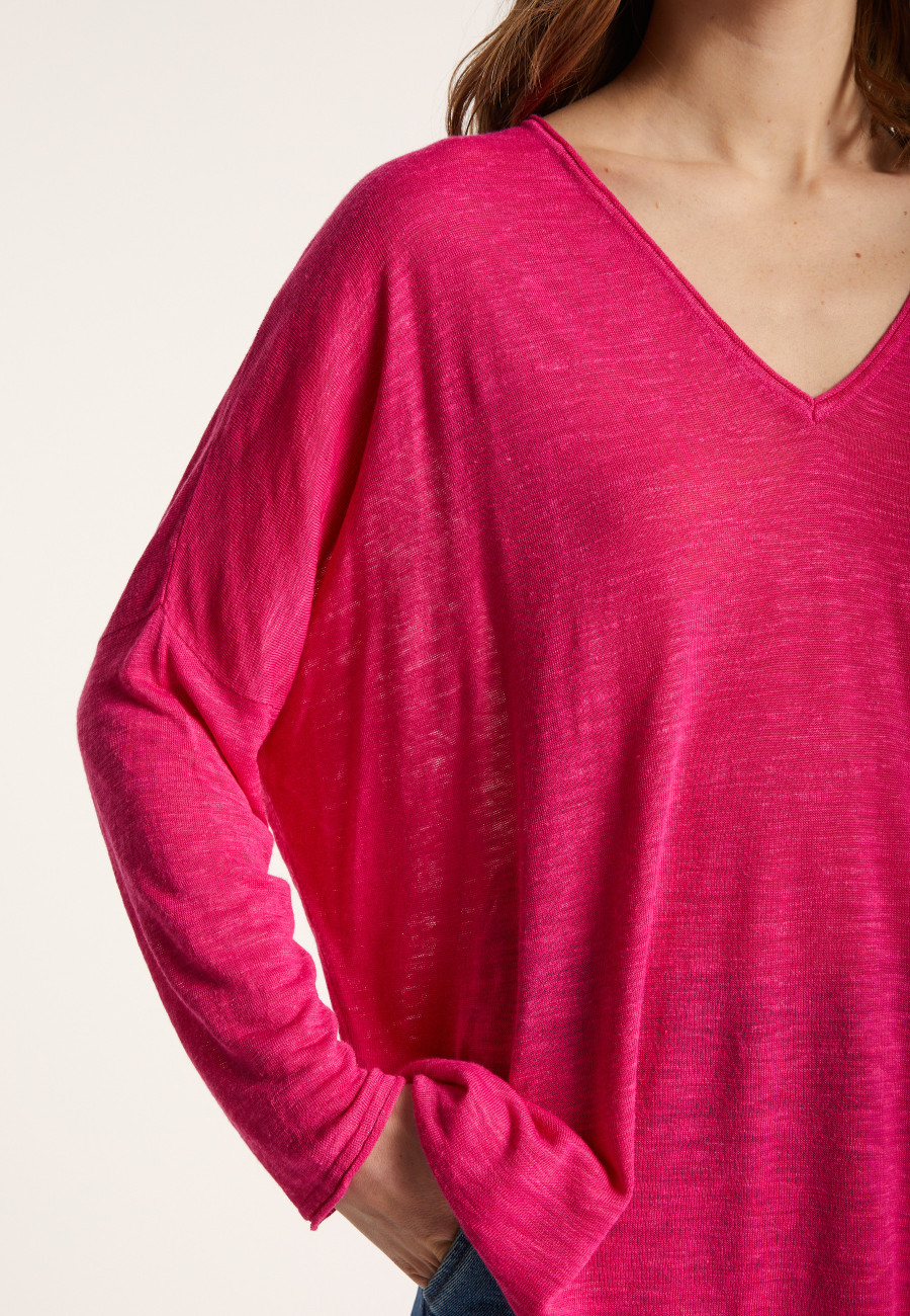 Long Sleeve V-neck T-shirt - Balou