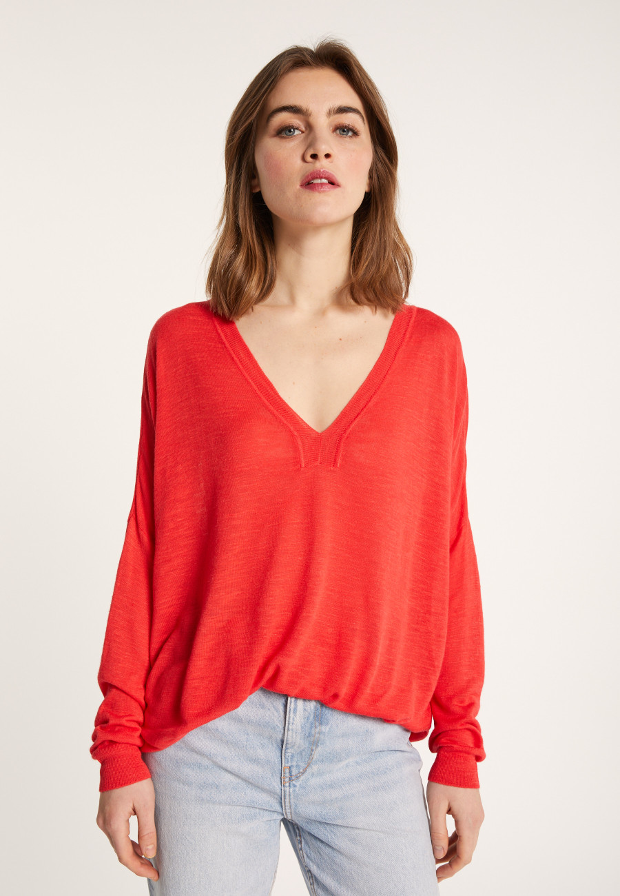 Camiseta de linho Slub - Beja