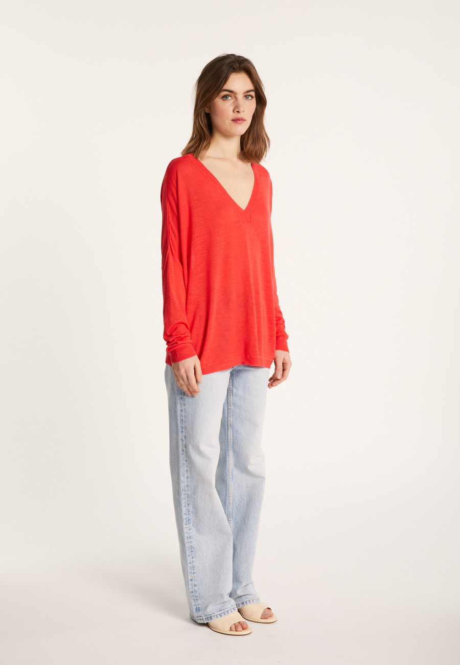 Camiseta de linho Slub - Beja