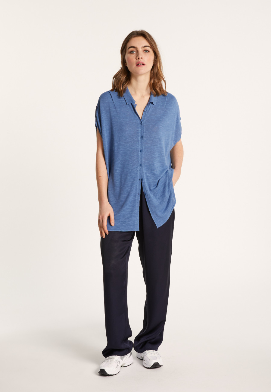 Colete longo de linho - Nora