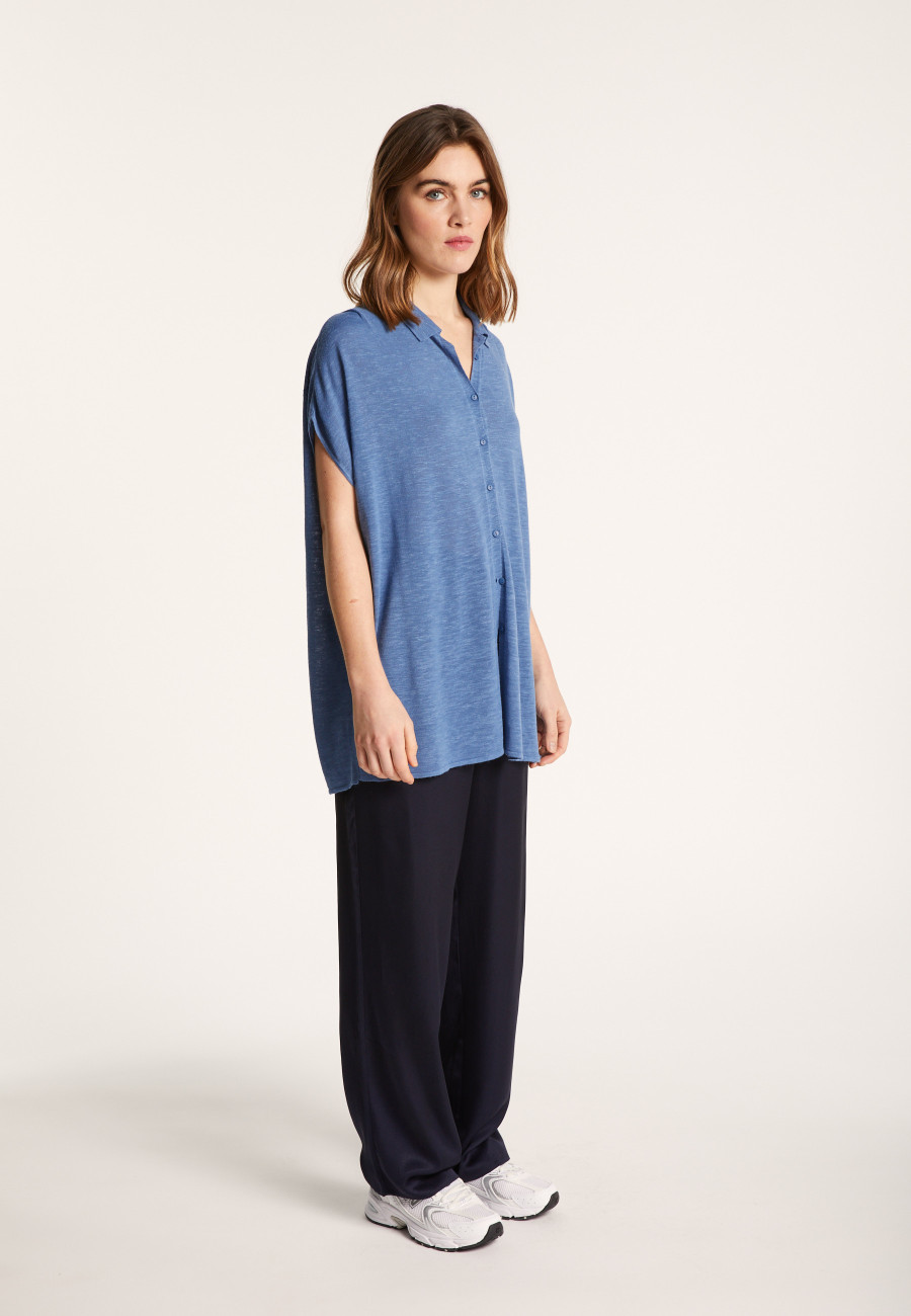 Colete longo de linho - Nora