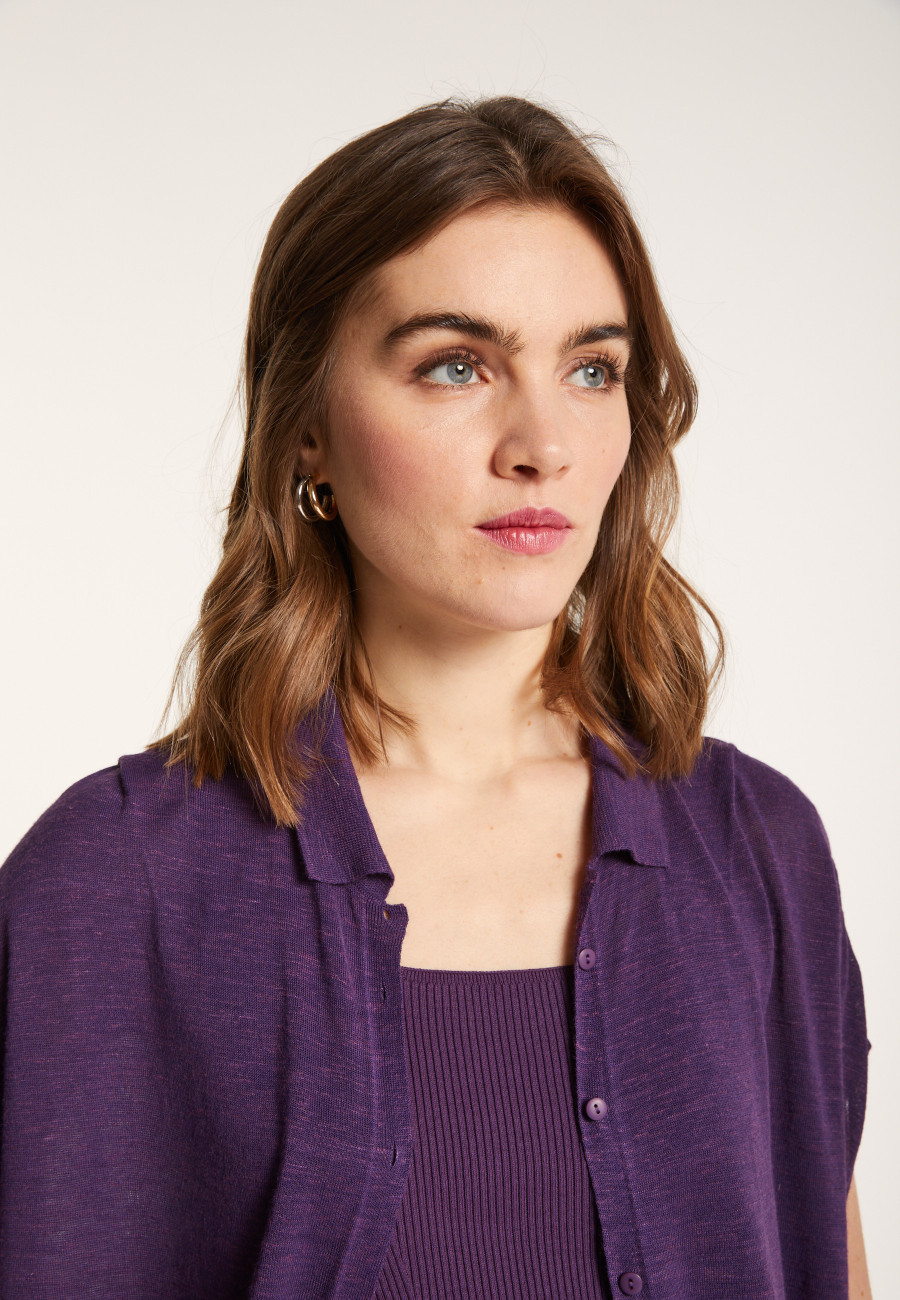 Colete longo de linho - Nora