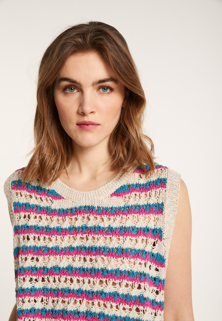 Cotton and Linen Tank Top - Naomie