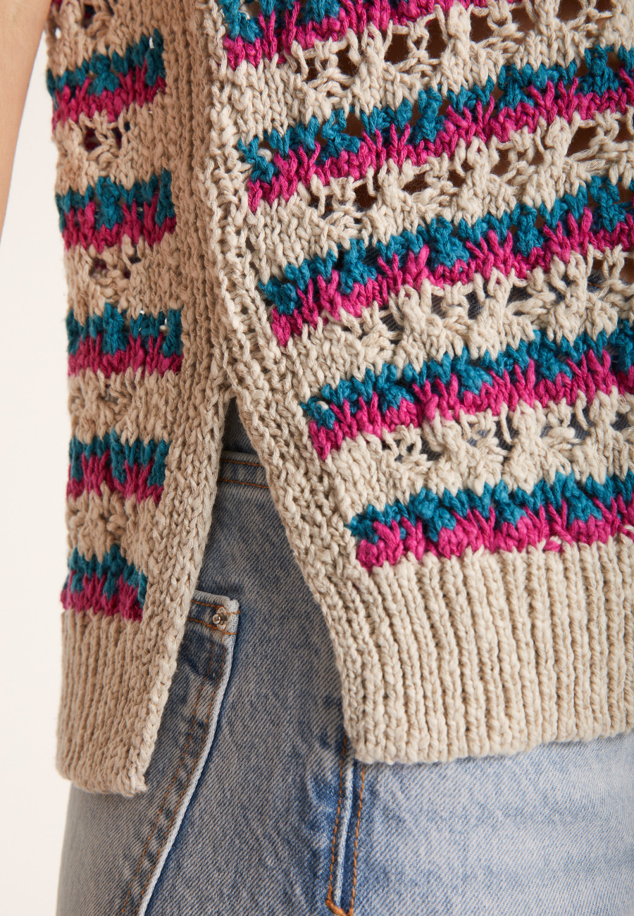 Regata de algodão e linho - Naomie