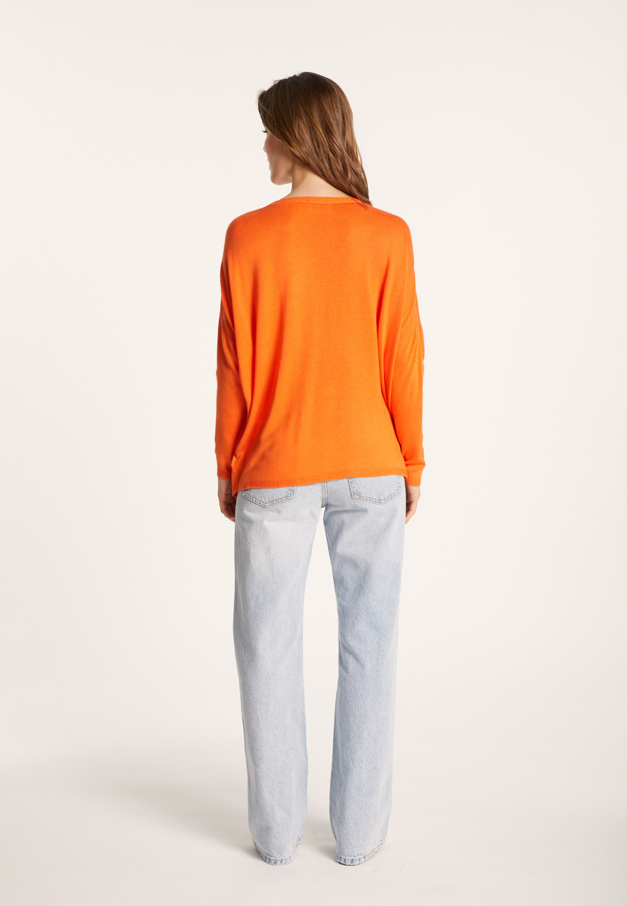 Camiseta folgada de viscose e seda - Nahla