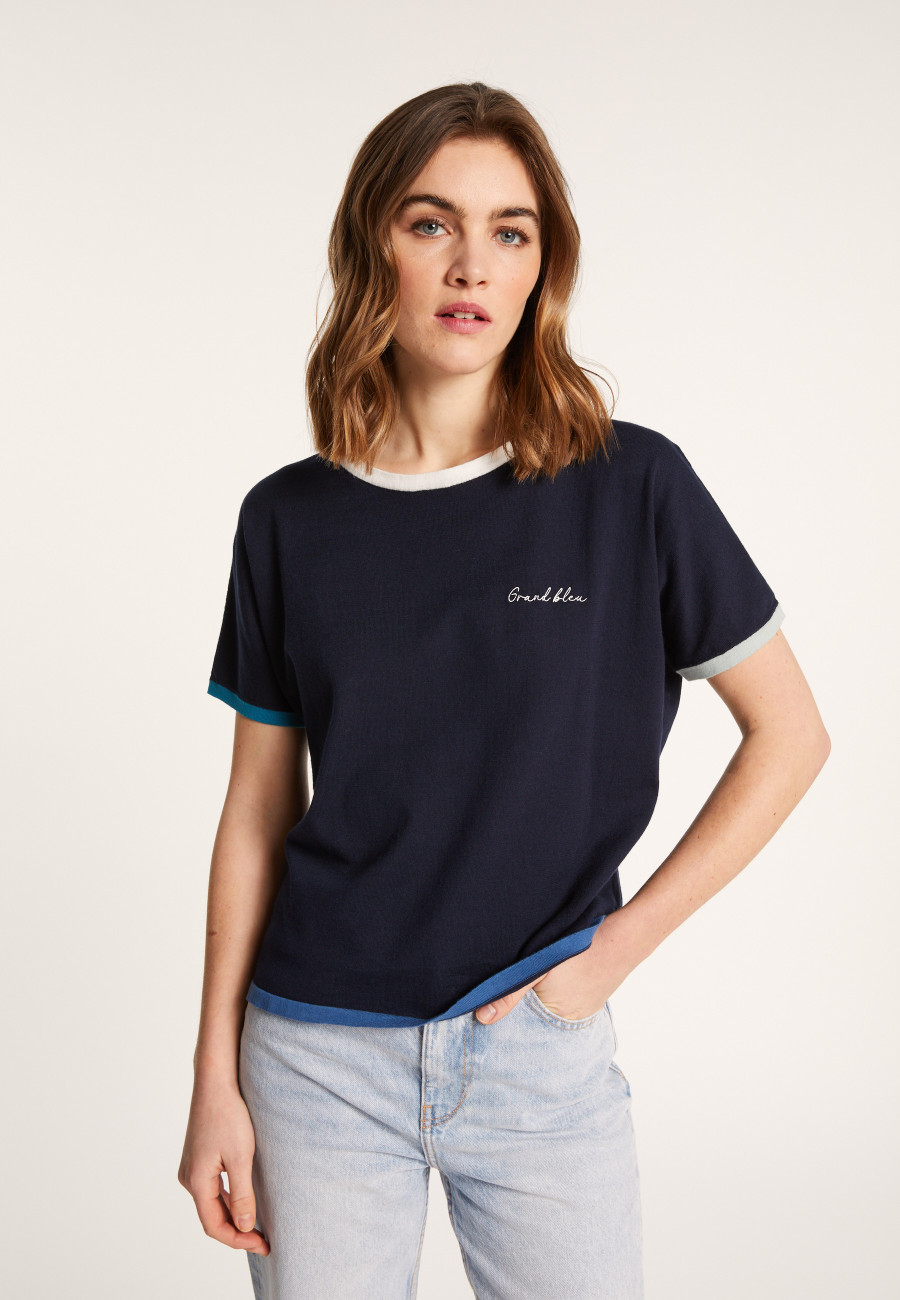 Camiseta de algodão orgânico - Lamara