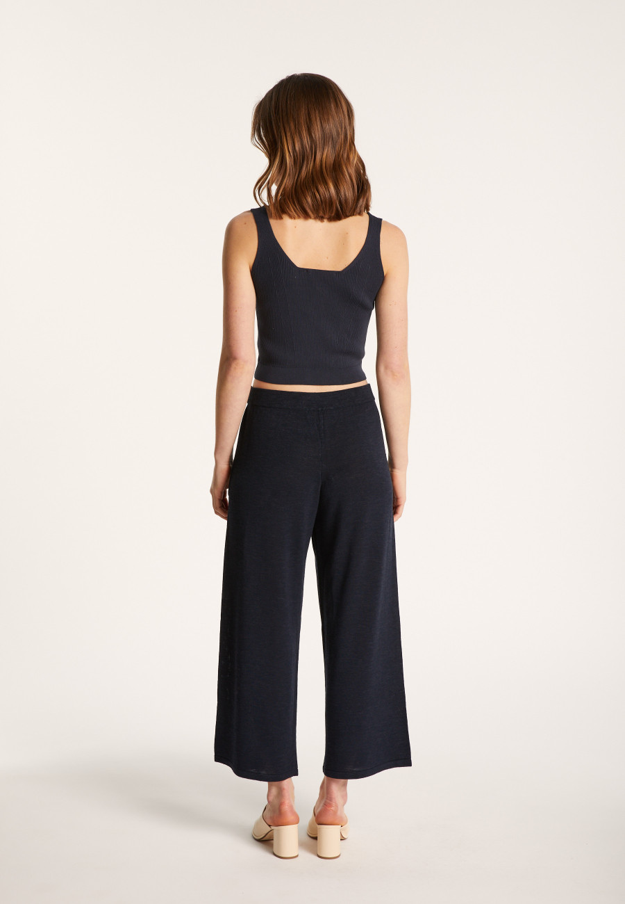 Calças de linho Slub - Liam