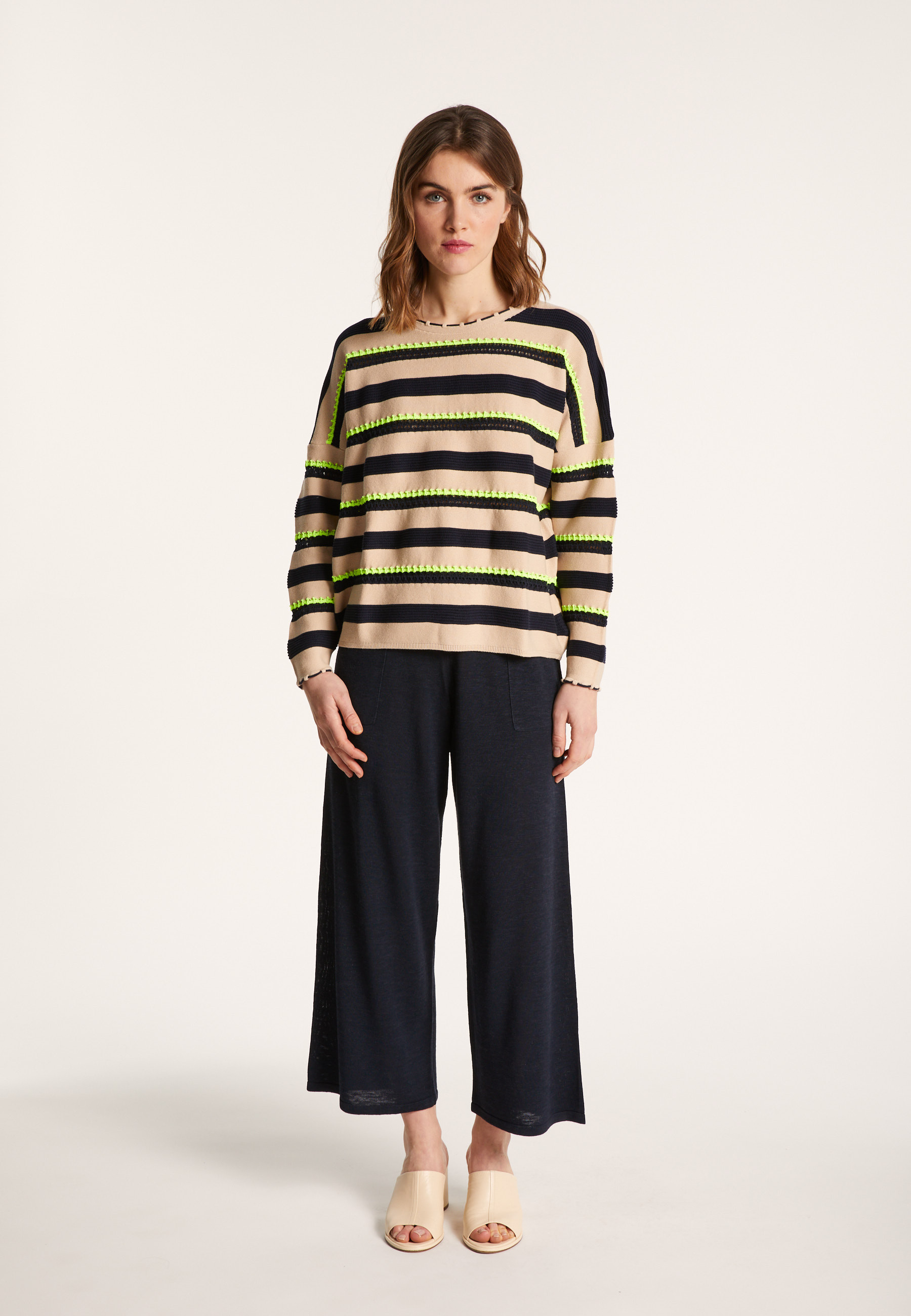 Pull rayé en coton - Luna