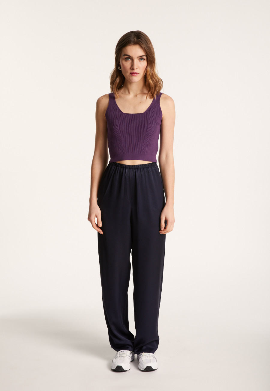 Technical Cotton Tank Top - Léonore