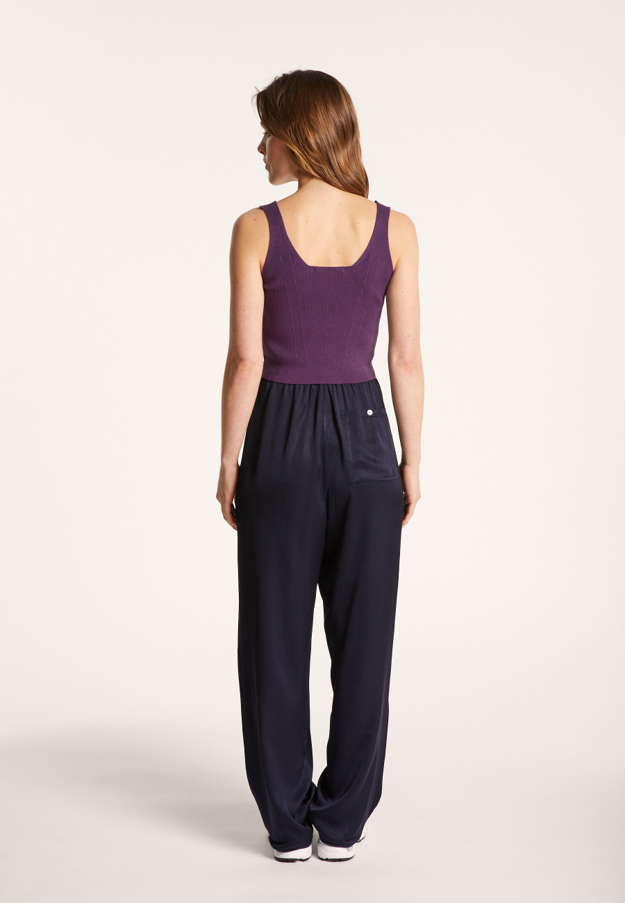 Technical Cotton Tank Top - Léonore