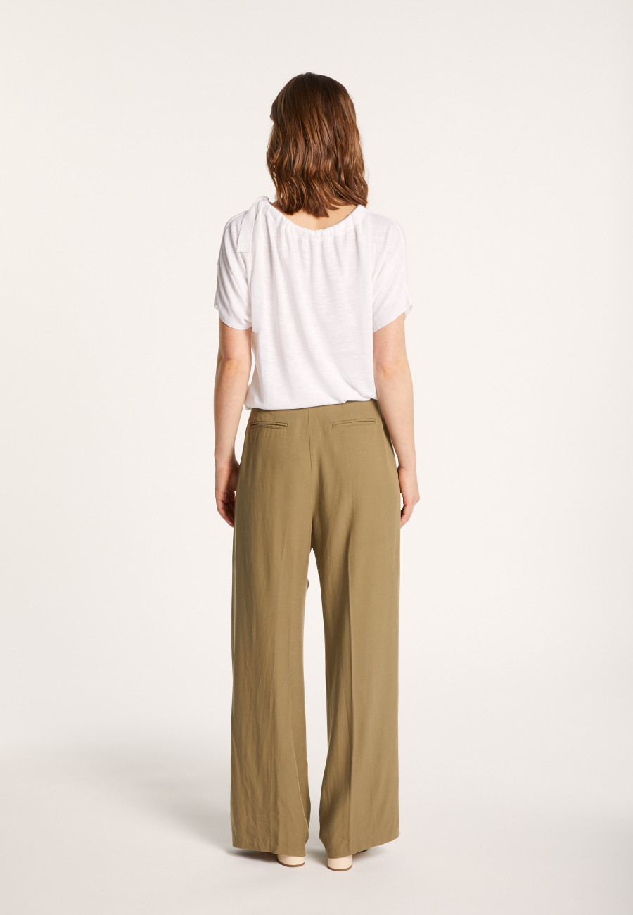 Soft slub linen t-shirt - Lise