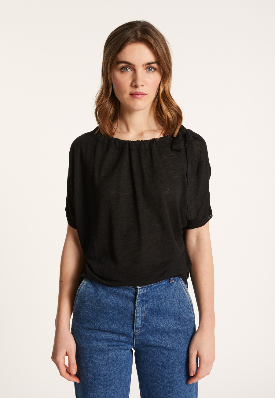 Camiseta de linho Slub - Lise