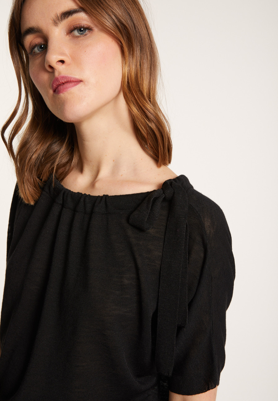 Camiseta de linho Slub - Lise