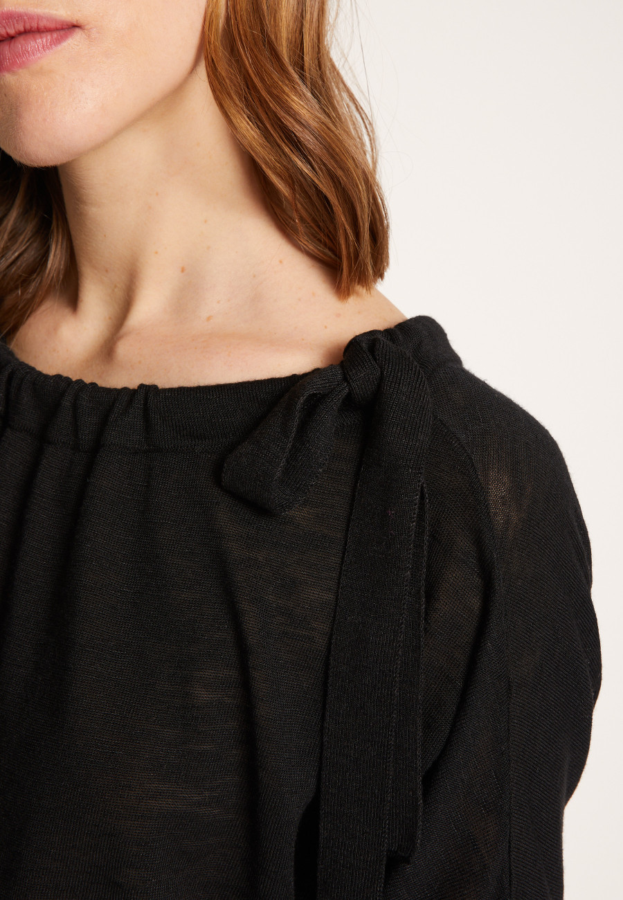 Camiseta de linho Slub - Lise