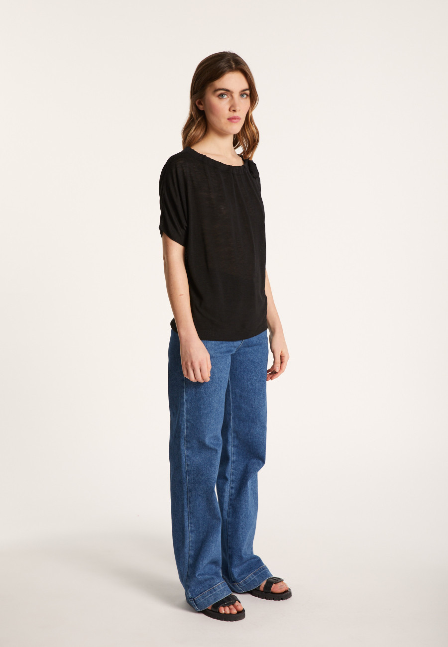 Camiseta de linho Slub - Lise