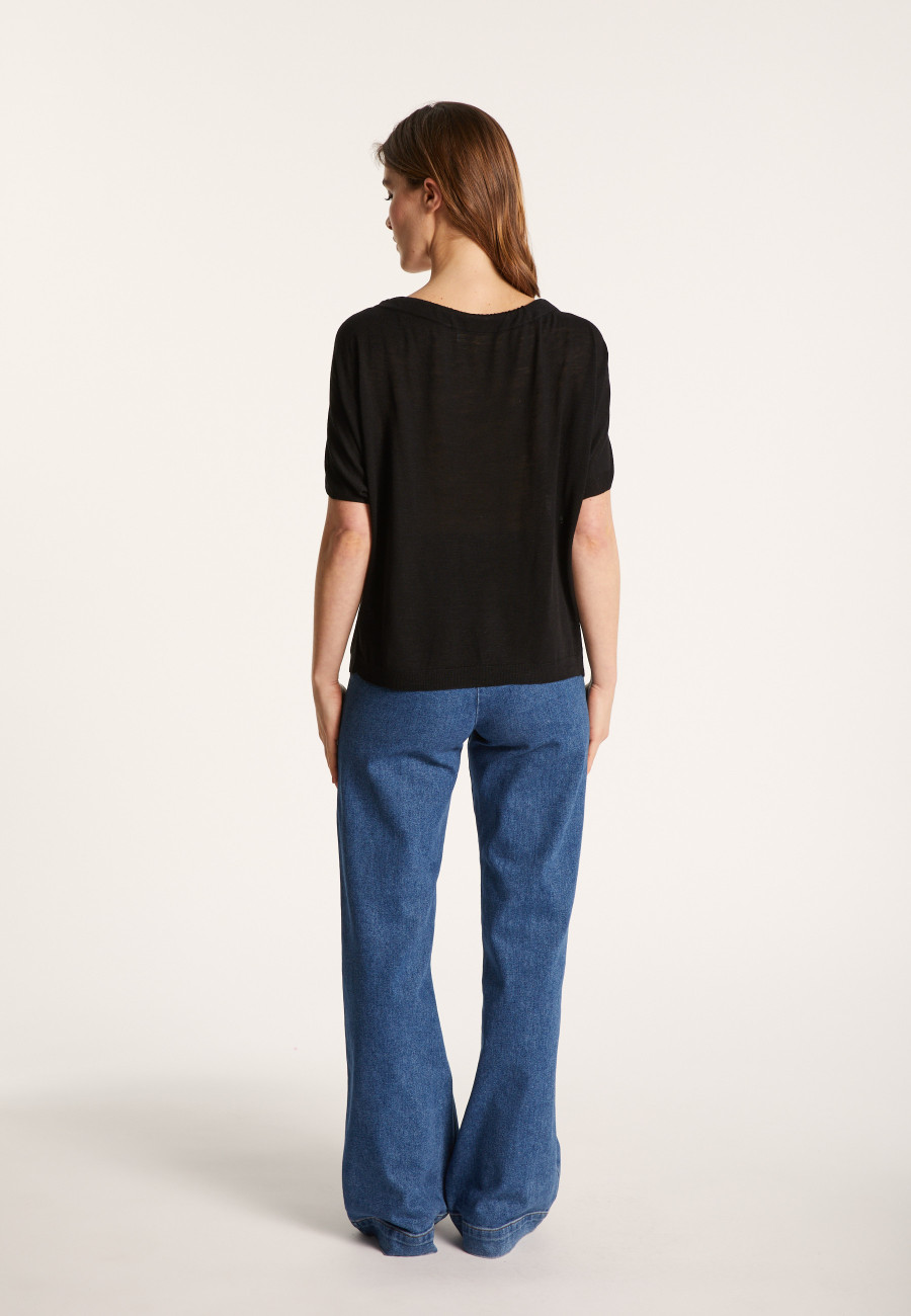 Camiseta de linho Slub - Lise