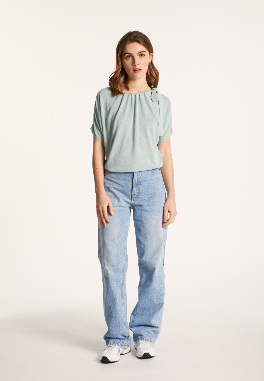 Soft slub linen t-shirt - Lise