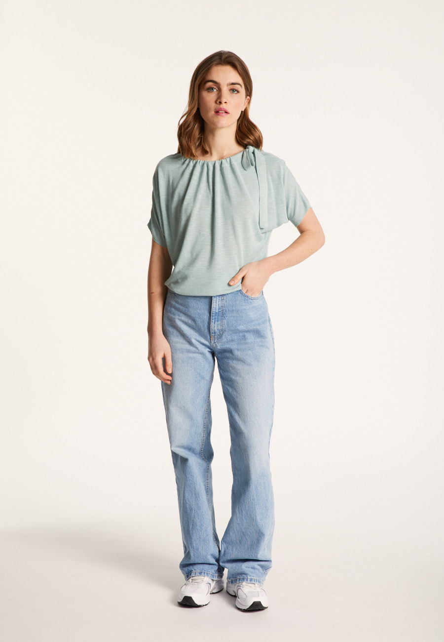 Soft slub linen t-shirt - Lise
