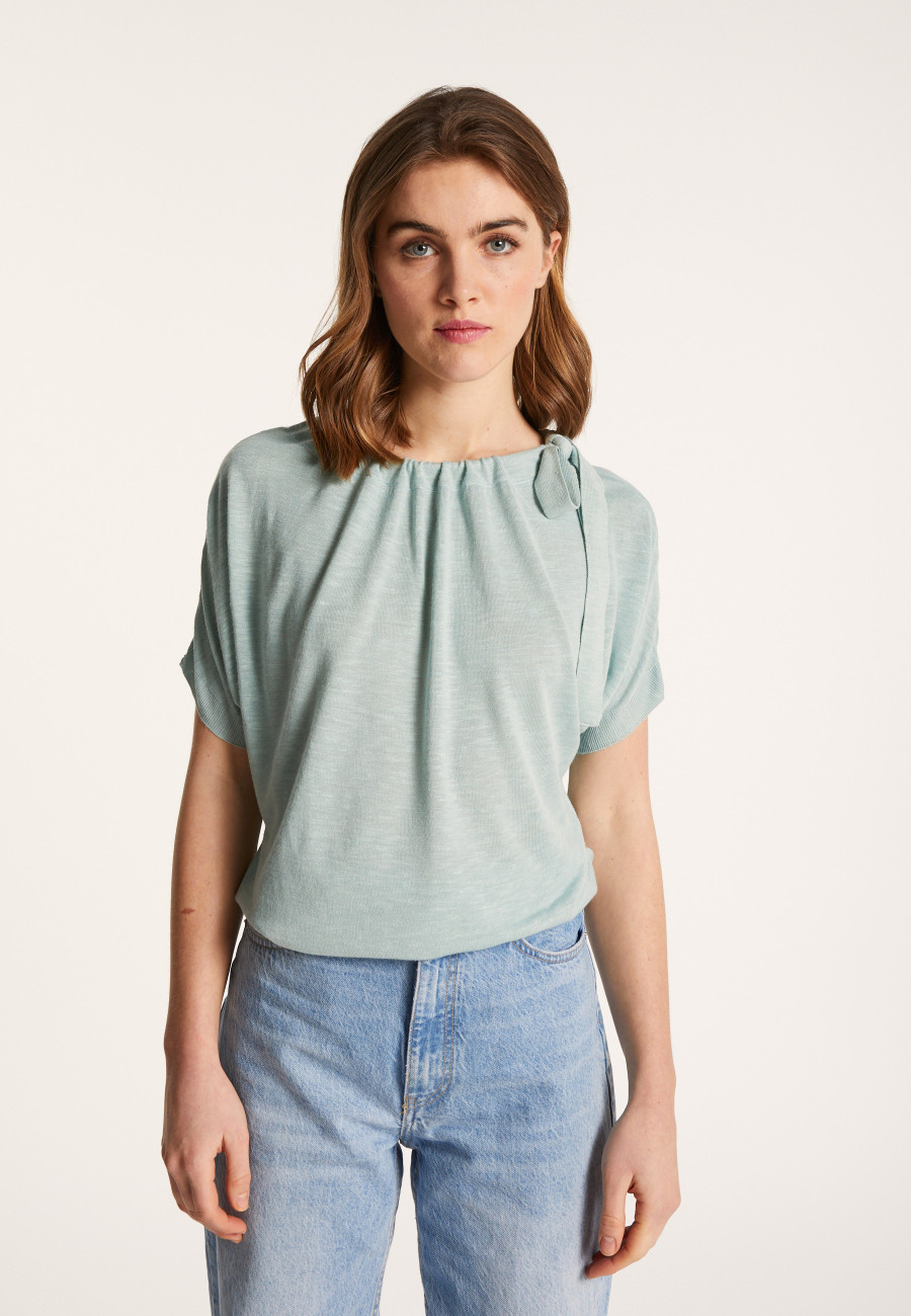 Camiseta de linho Slub - Lise