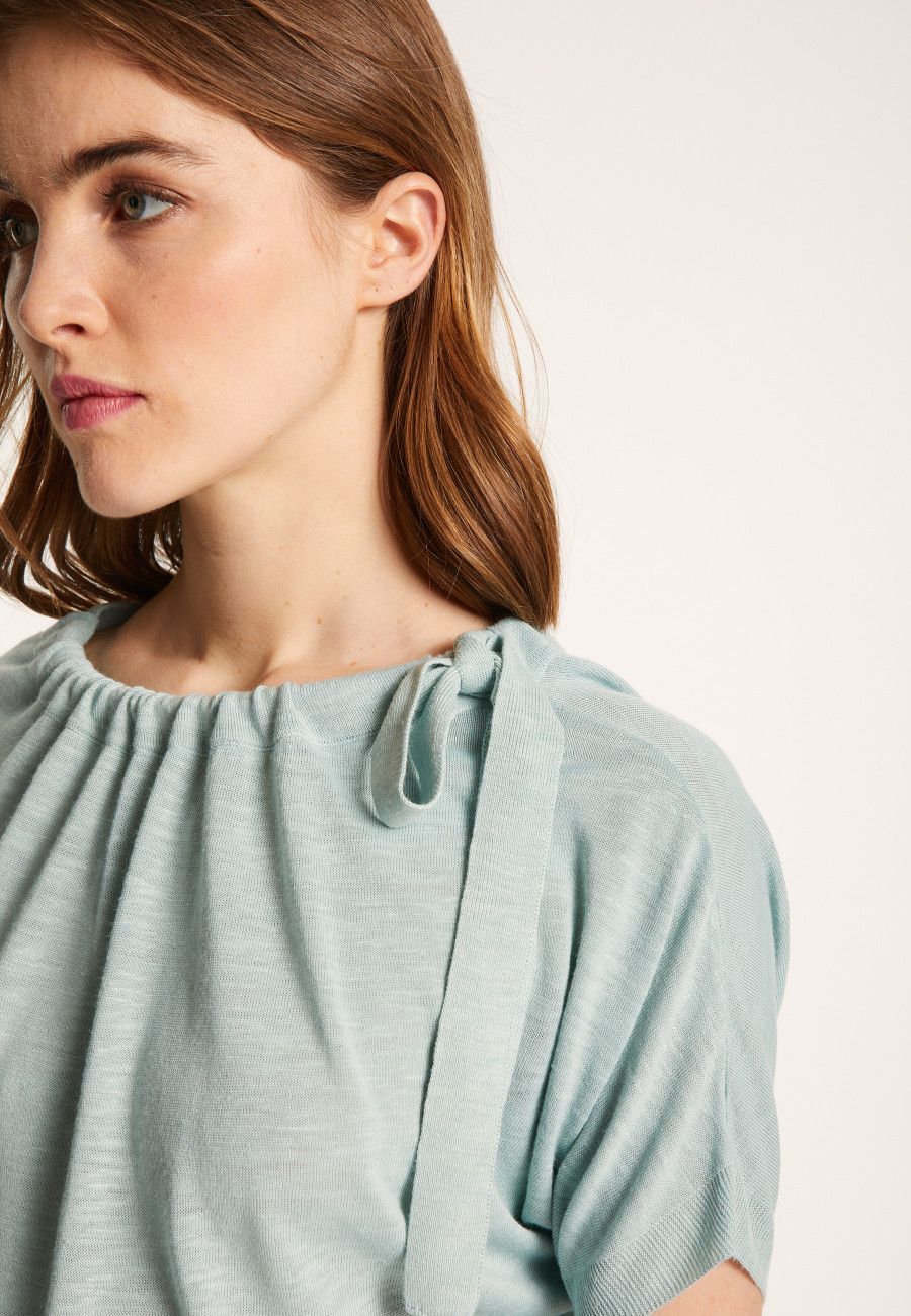 Soft slub linen t-shirt - Lise