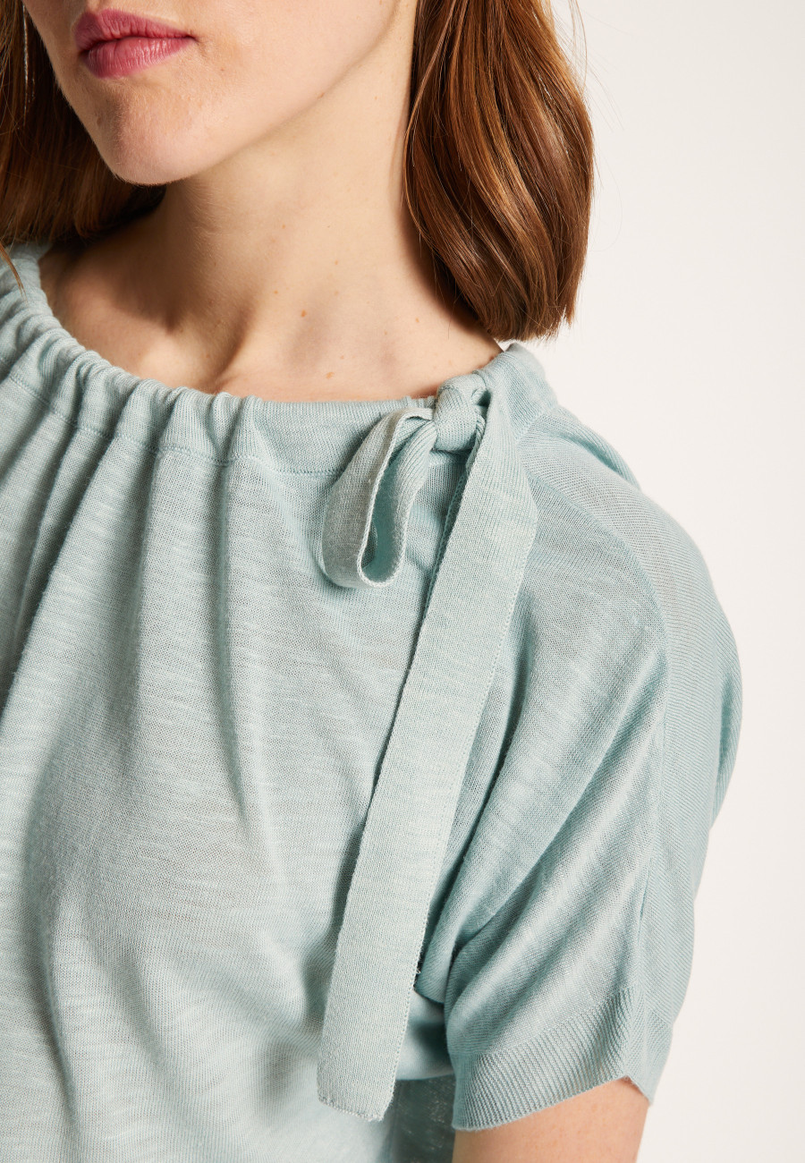 Camiseta de linho Slub - Lise