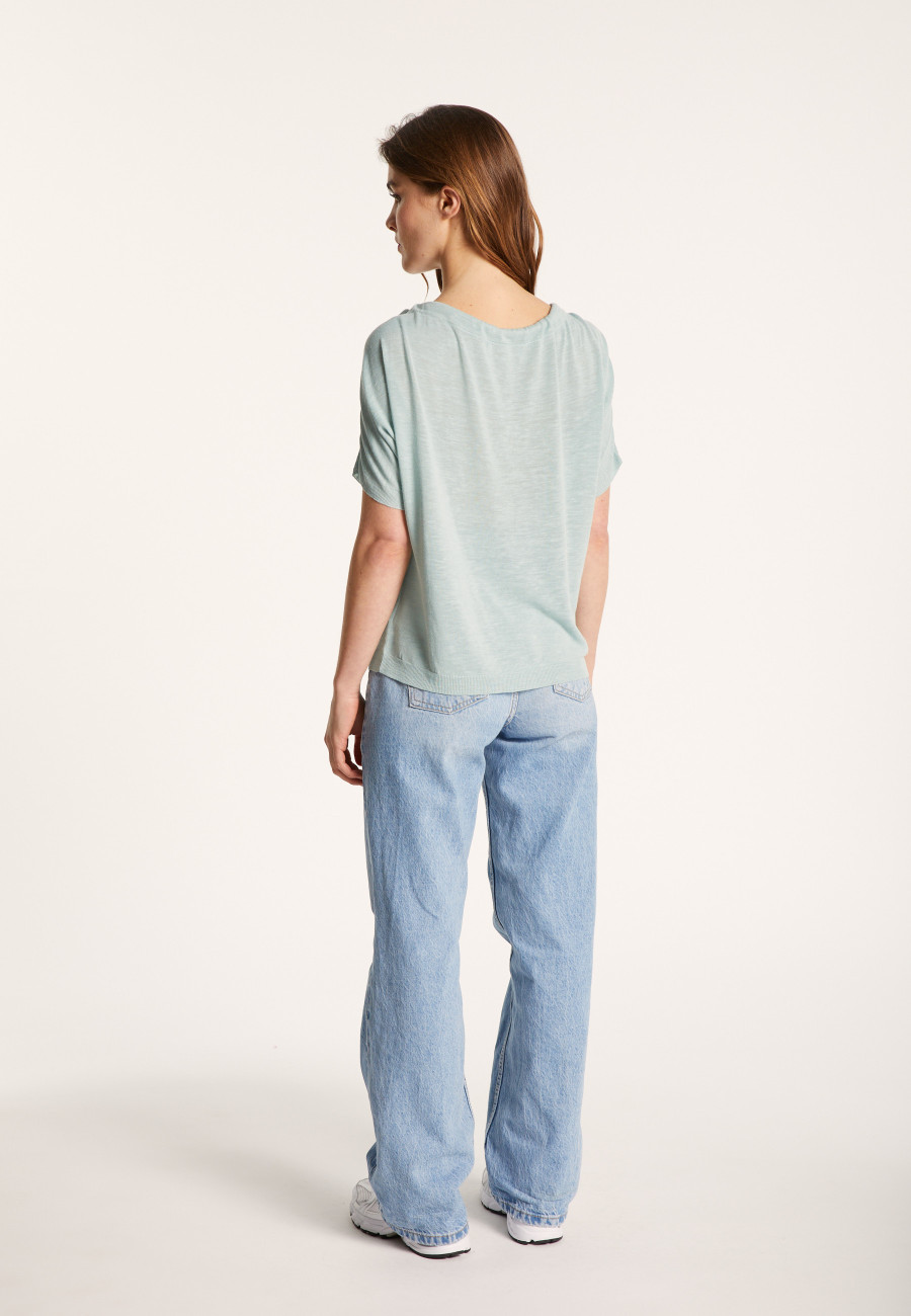 Camiseta de linho Slub - Lise