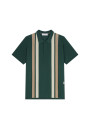 4 vertical stripes polo shirt in Fil Lumière - Ilann