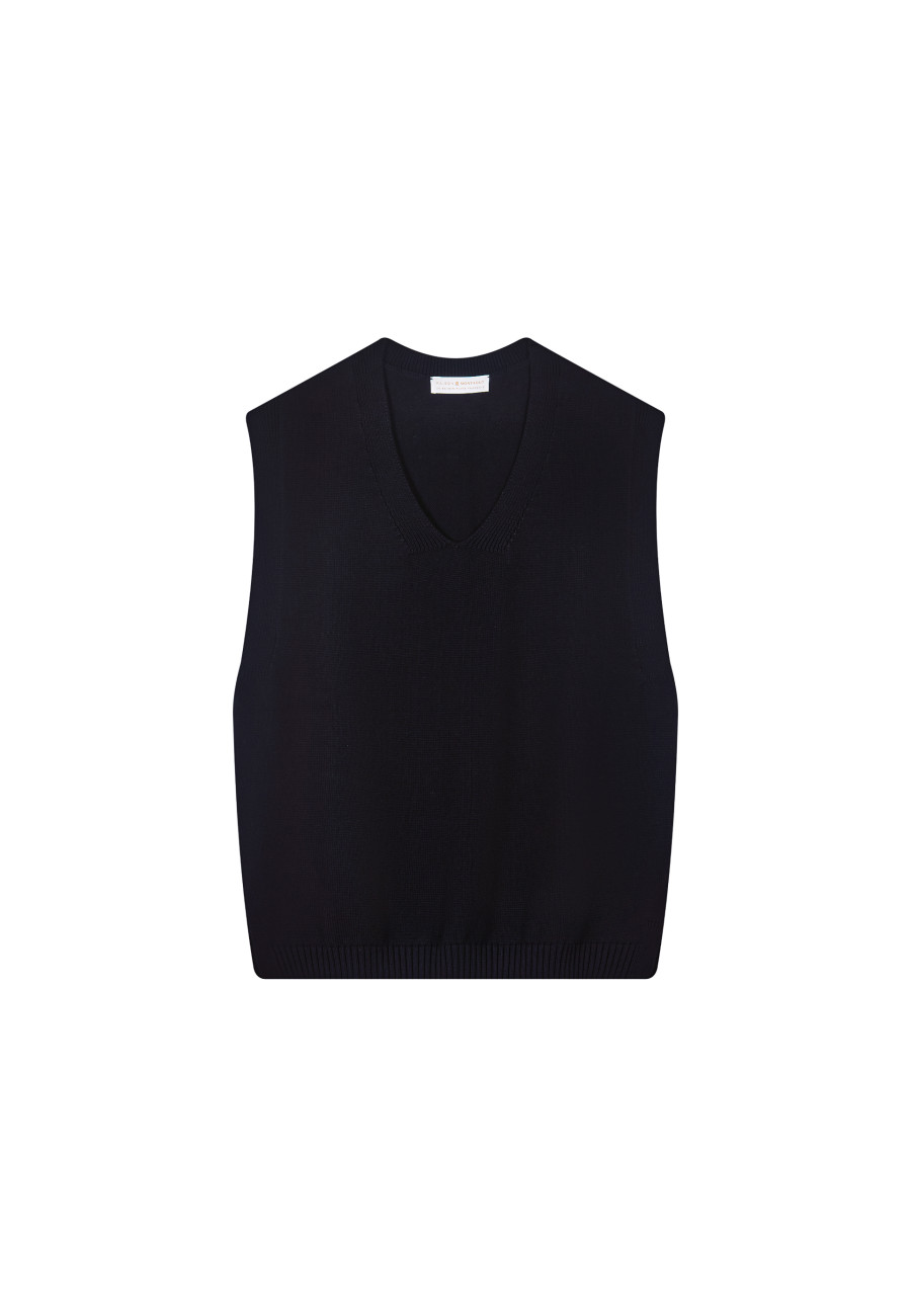 Suéter unissex sem mangas de algodão orgânico - Isodor