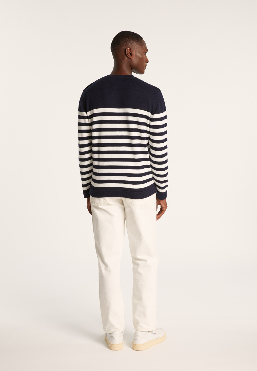 Cotton sailor sweater - Iris