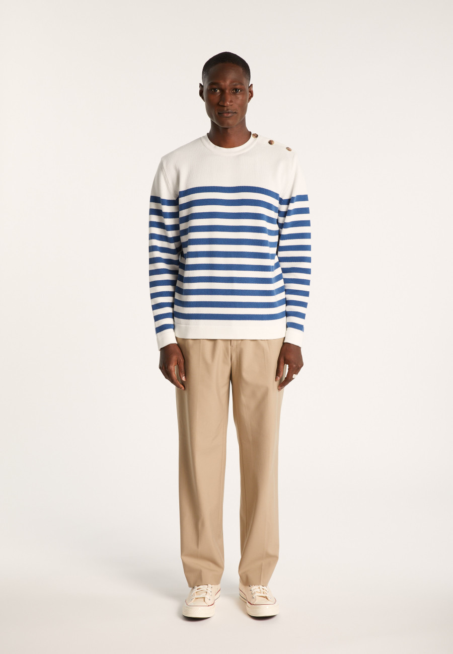 Cotton sailor sweater - Iris