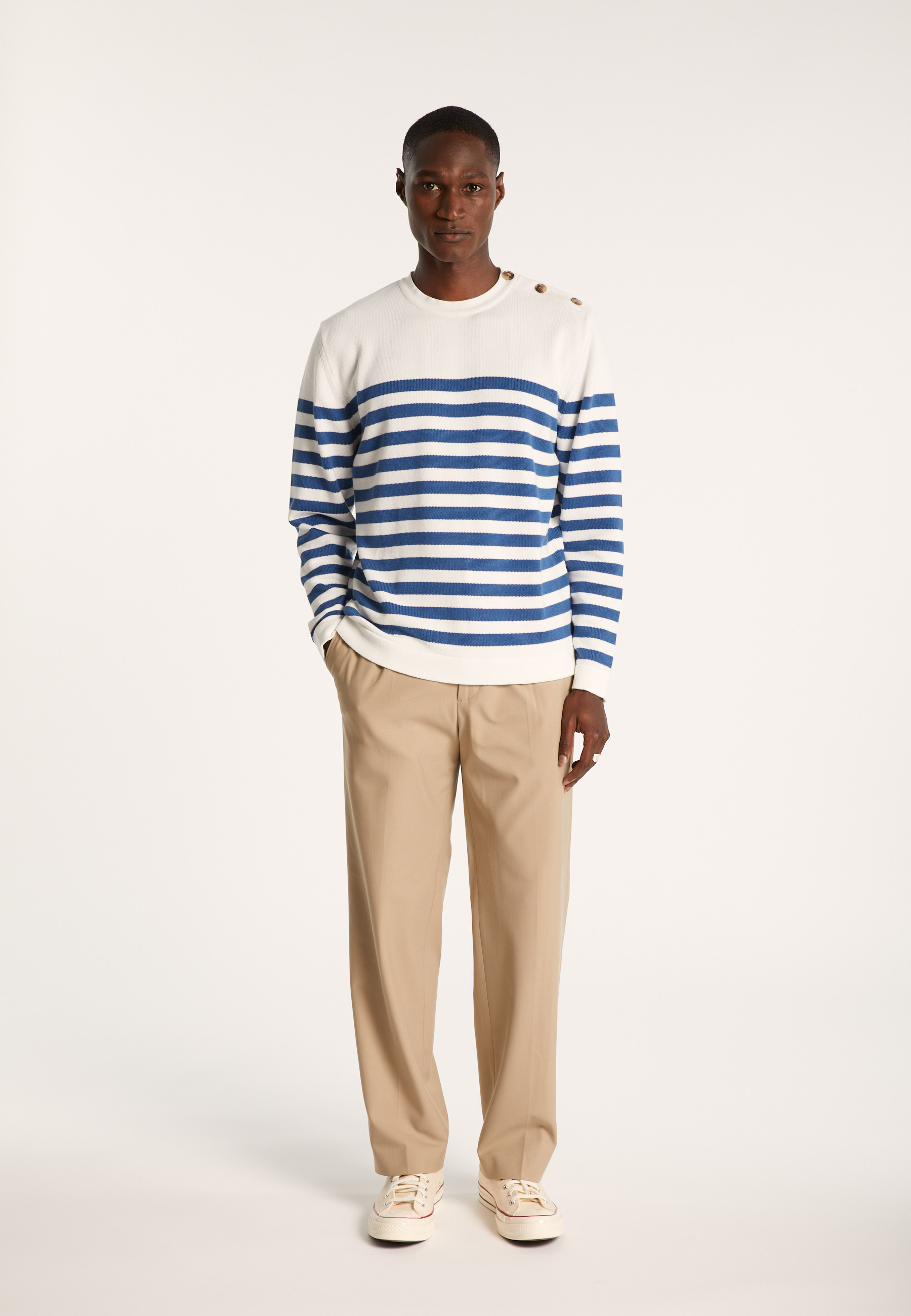 Pull marinière en coton - Iris