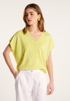 Light slub linen t-shirt - Leona