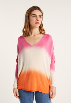 T-shirt dip dye manches longues - Nahla Bis