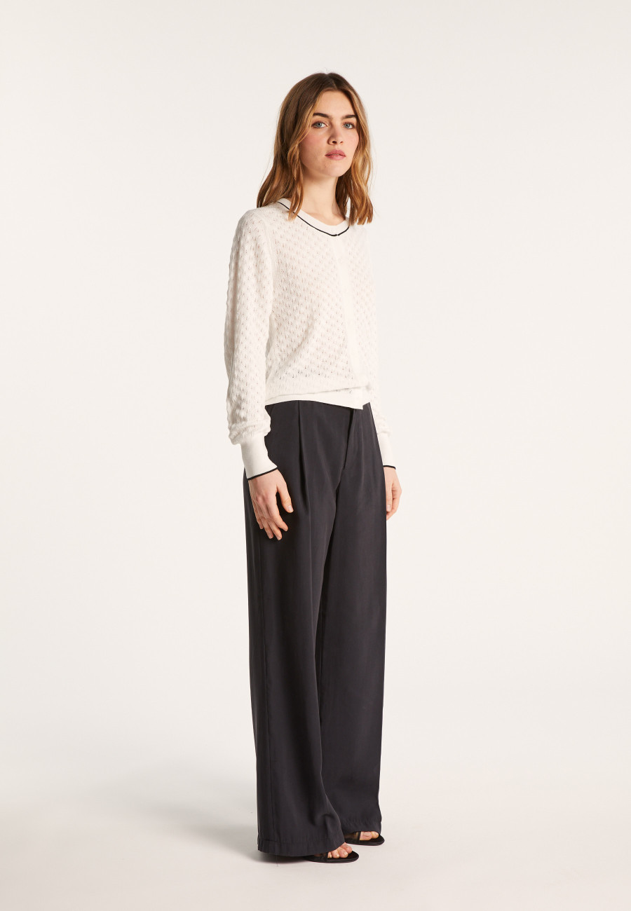 Cardigan de algodão orgânico - Lanaelle