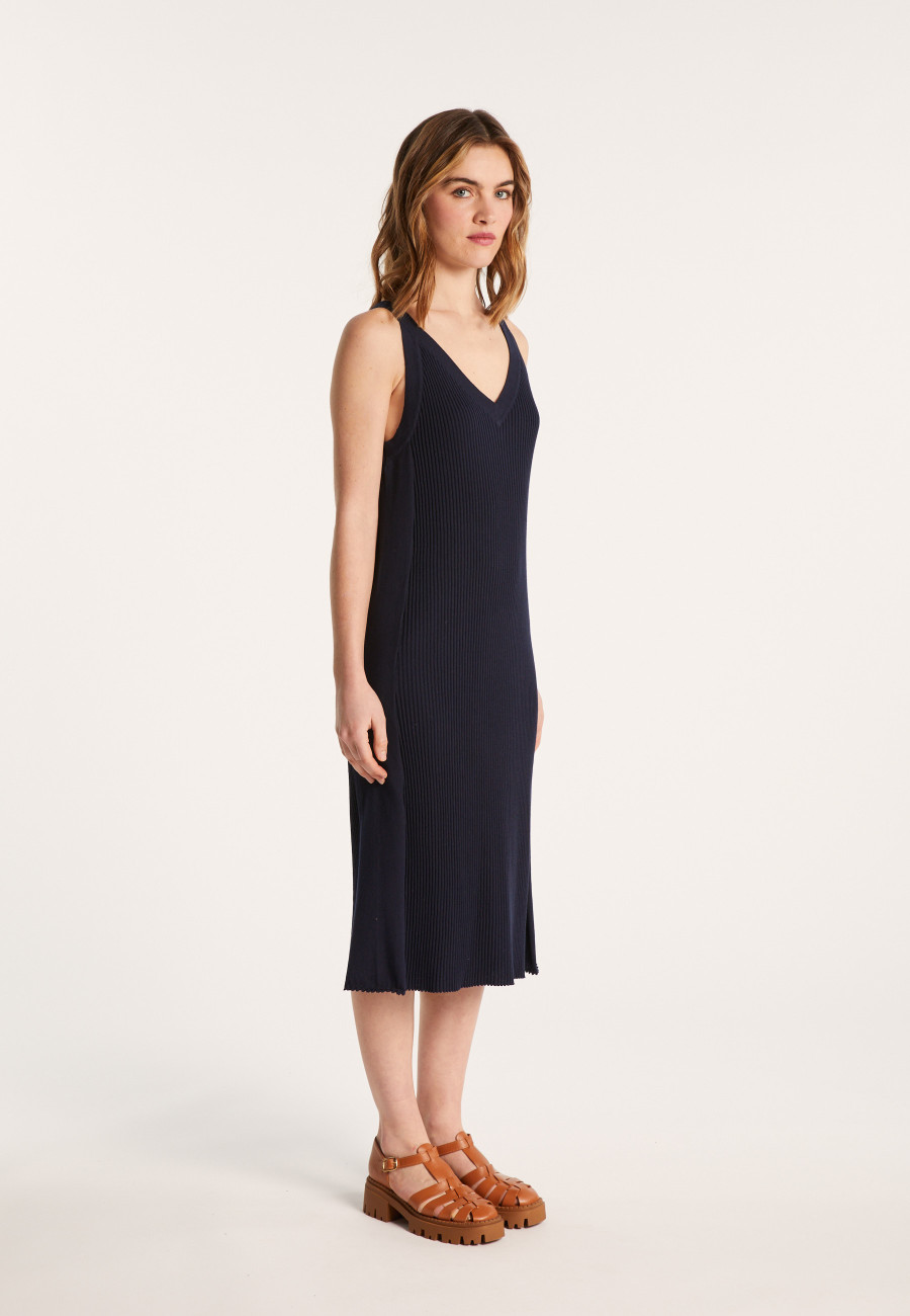 Vestido longo de algodão orgânico - Leah