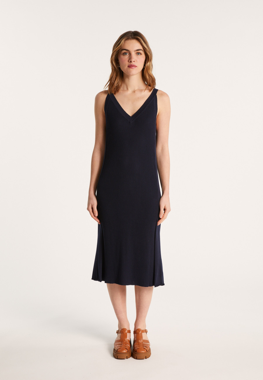 Vestido longo de algodão orgânico - Leah