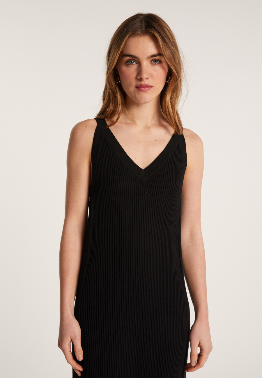 Vestido longo de algodão orgânico - Leah