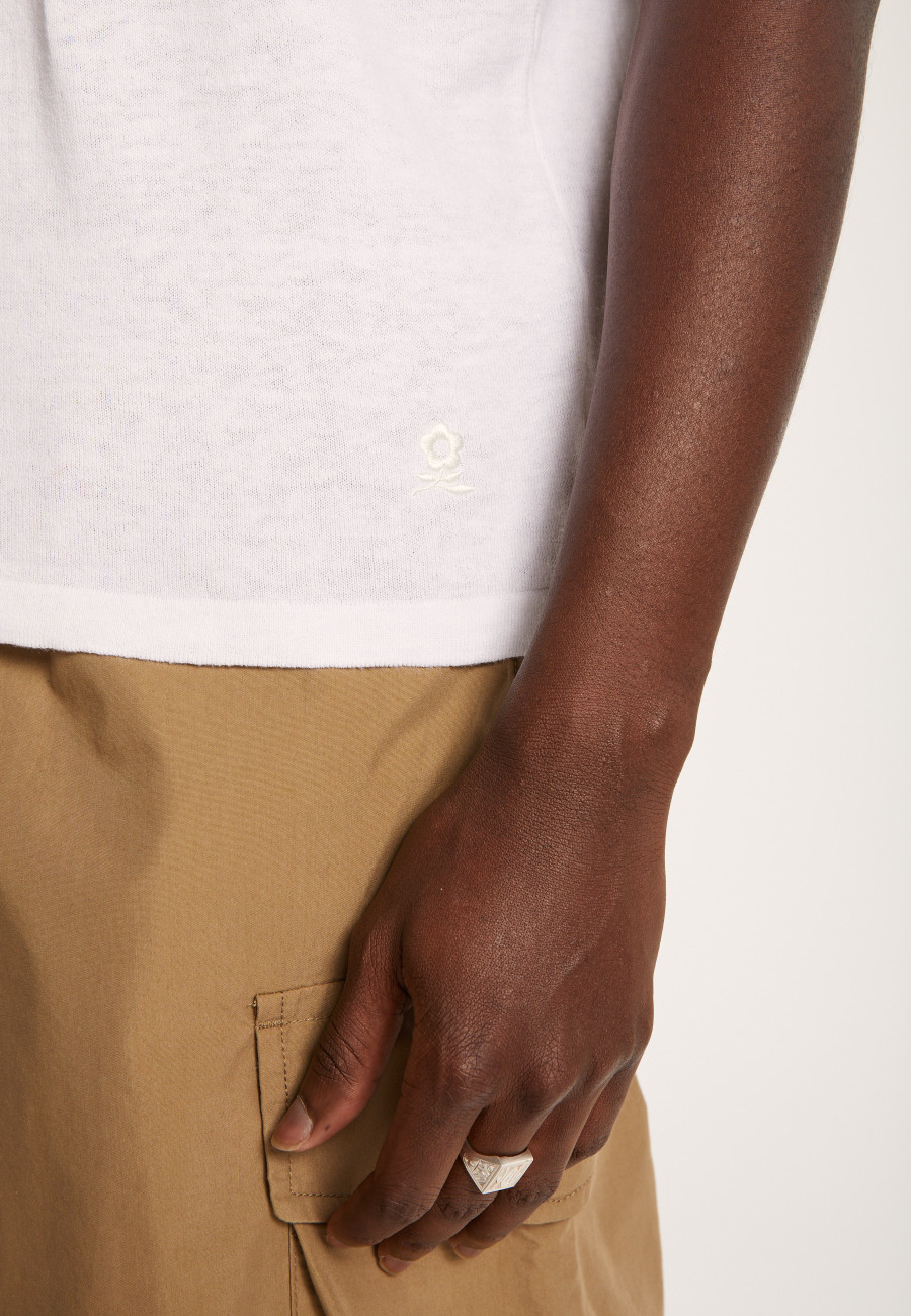 Cotton linen polo shirt - Iouri
