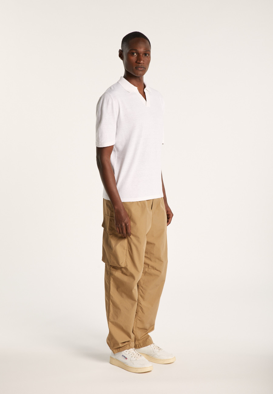 Cotton linen polo shirt - Iouri