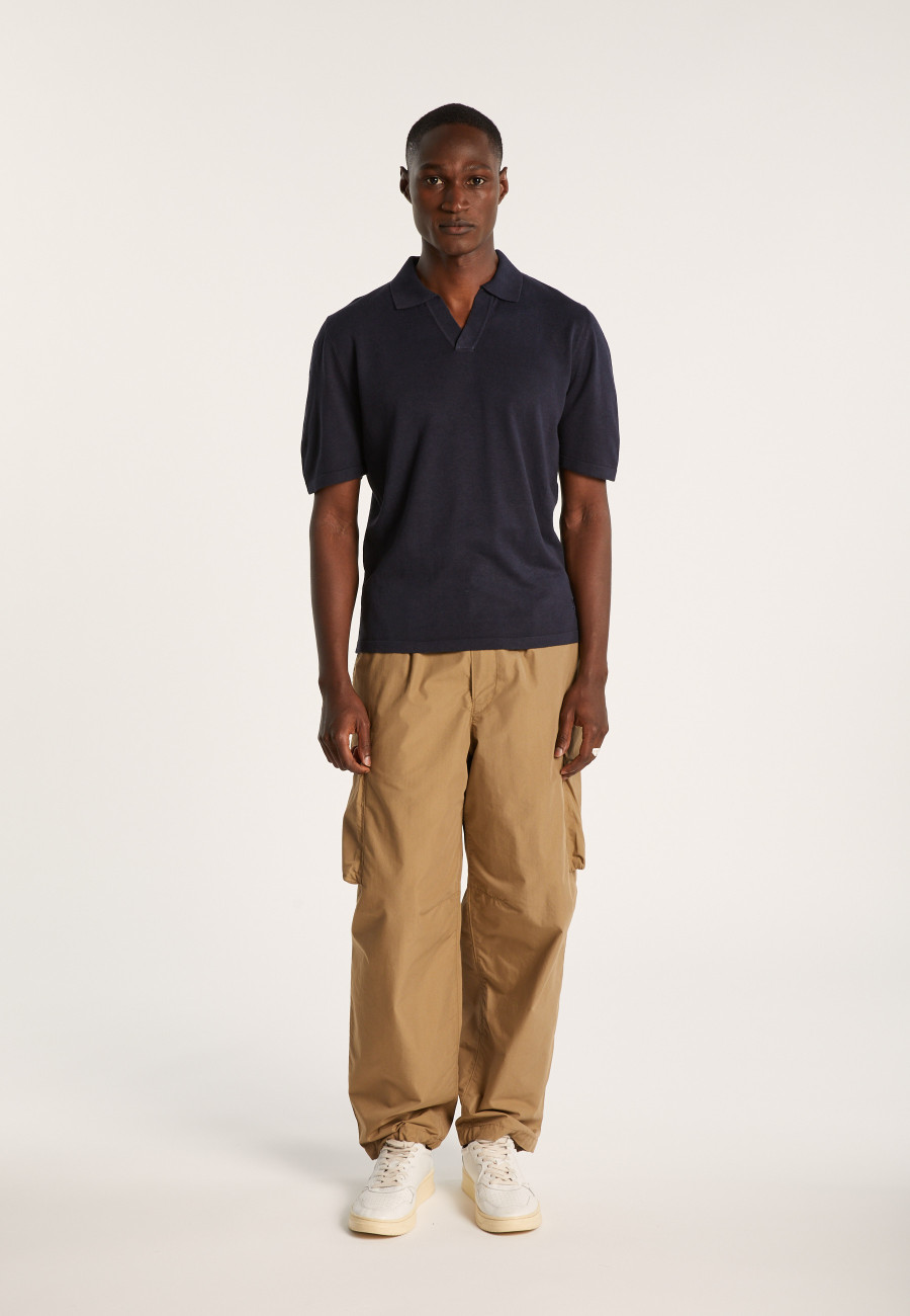 Cotton linen polo shirt - Iouri