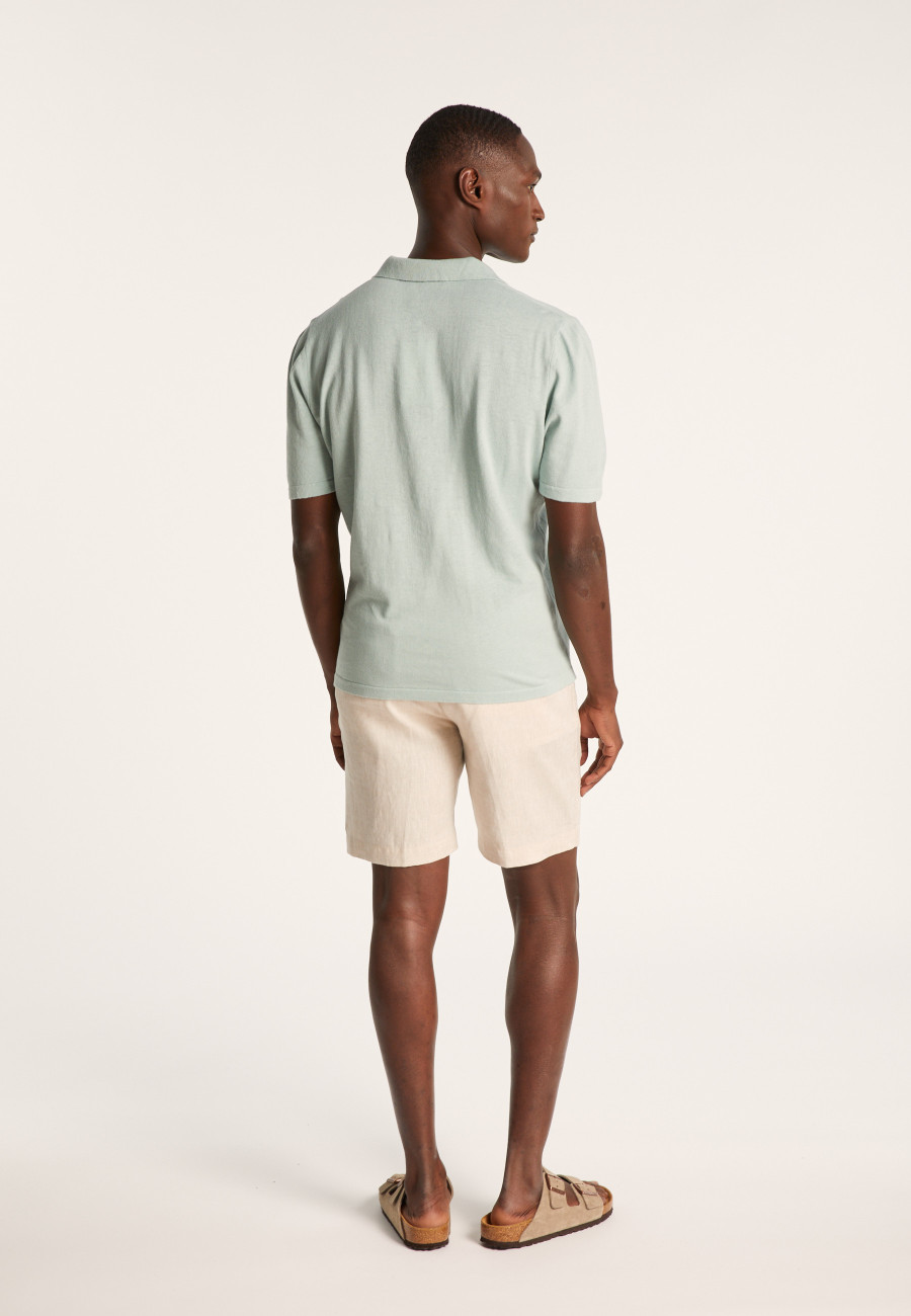 Cotton linen polo shirt - Iouri
