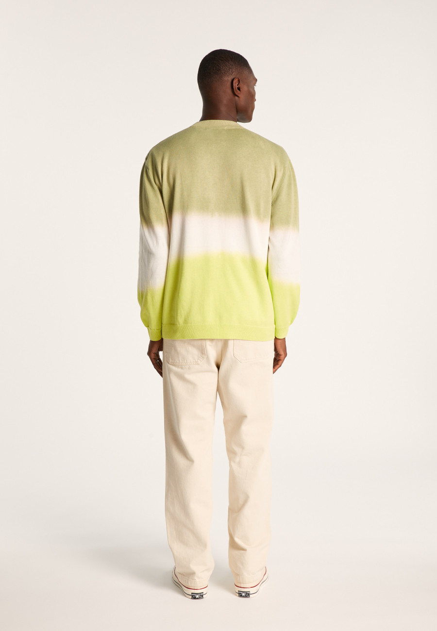 Cotton and linen dip dye cardigan - Irmin