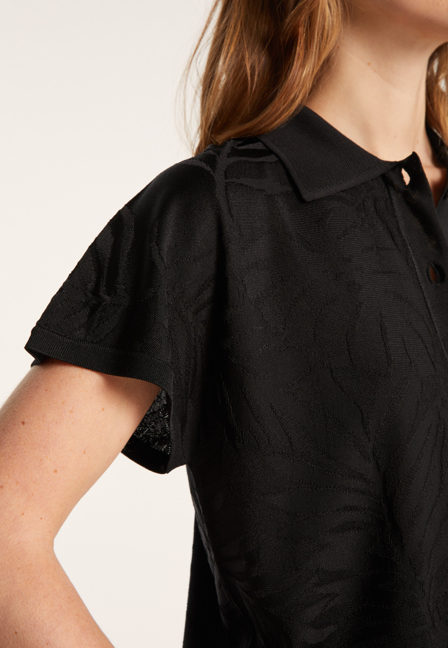 Camisa estampada em Fil Lumière - Léontine