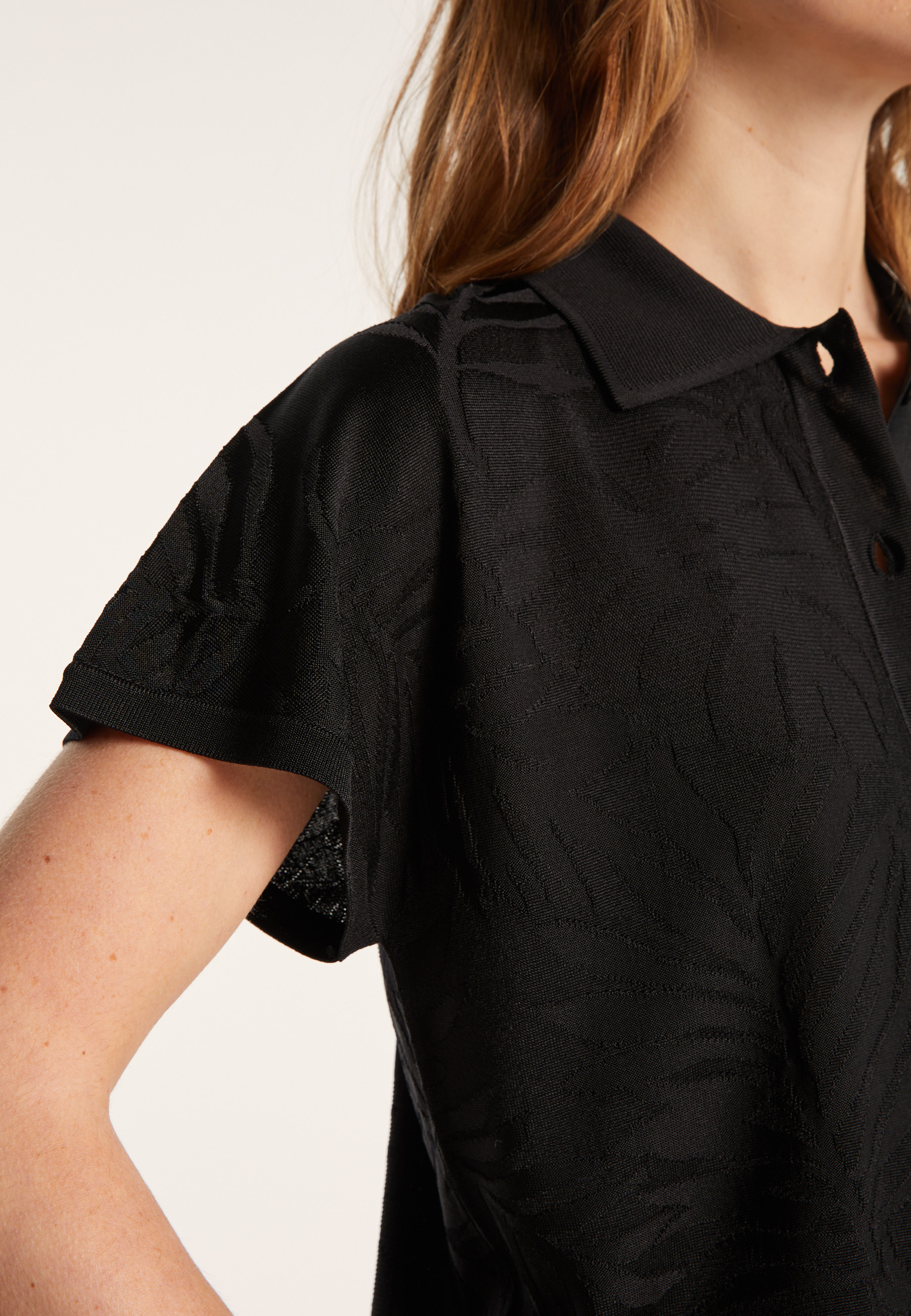 Chemise à motifs en Fil Lumière - Léontine