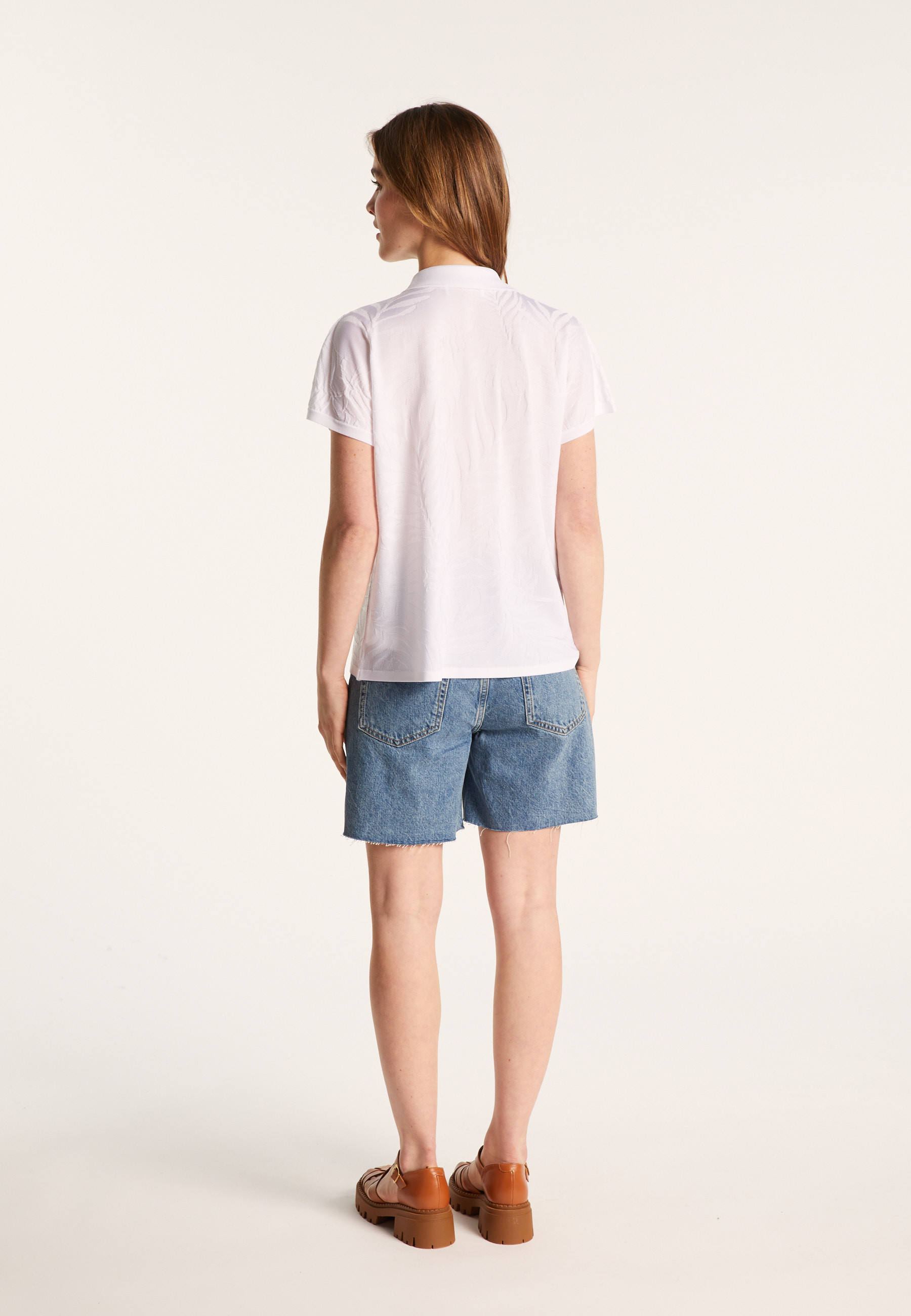 Chemise à motifs en Fil Lumière - Léontine