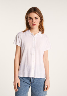 Chemise à motifs en Fil Lumière - Léontine