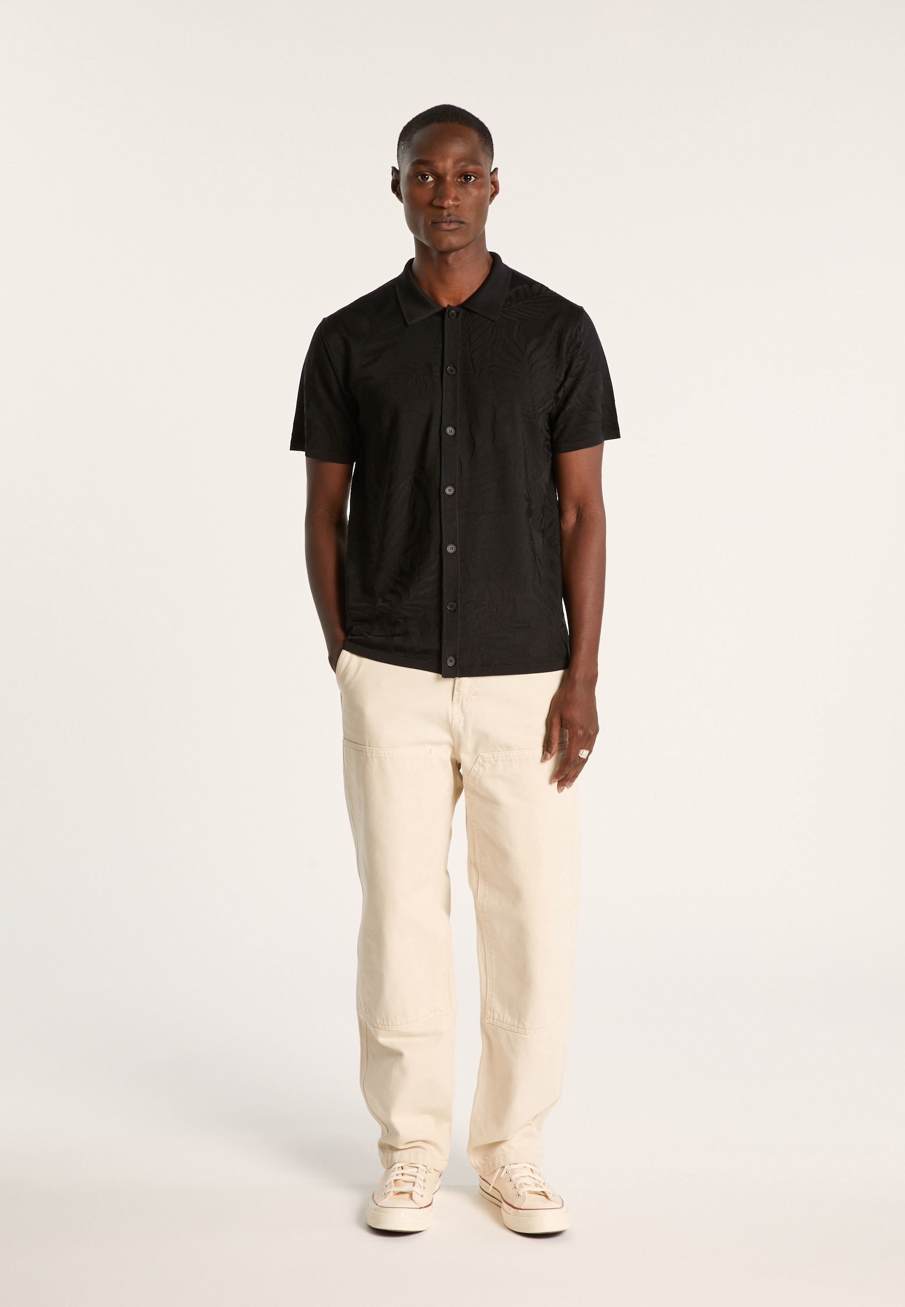 Patterned Fil Lumière Shirt - Ivyck