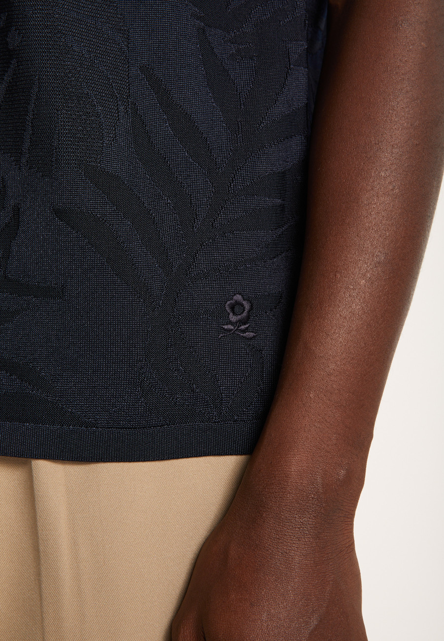 Patterned Fil Lumière Shirt - Ivyck