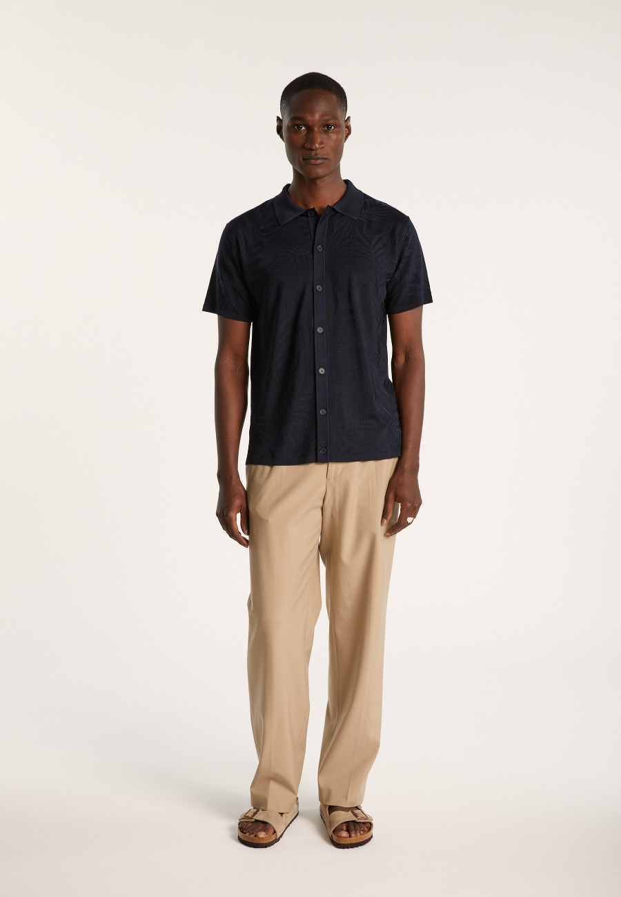 Patterned Fil Lumière Shirt - Ivyck